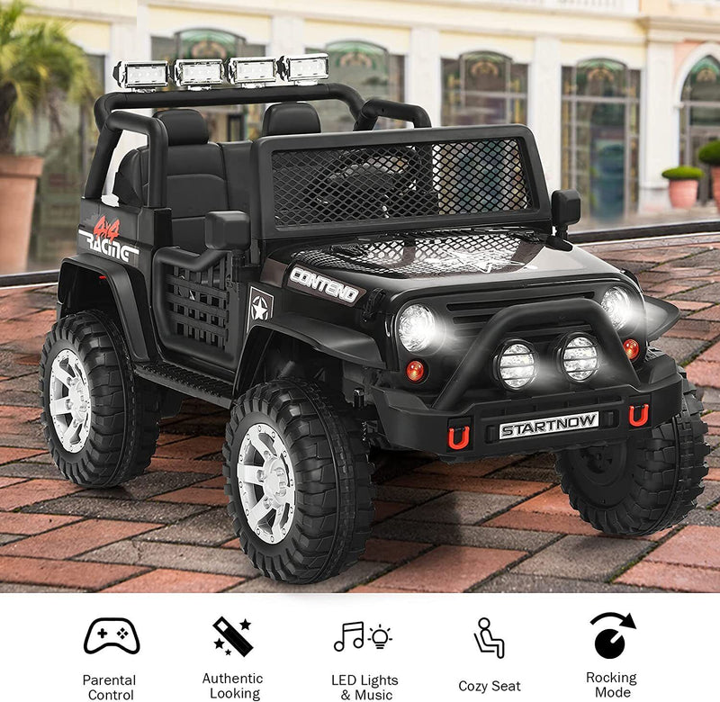 Load image into Gallery viewer, 2-Seater Electric Jeep Car Toy with Remote Control for Kids - 12V Ride-On Vehicle
