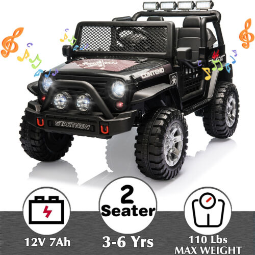 Load image into Gallery viewer, 2-Seater Electric Jeep Car Toy with Remote Control for Kids - 12V Ride-On Vehicle
