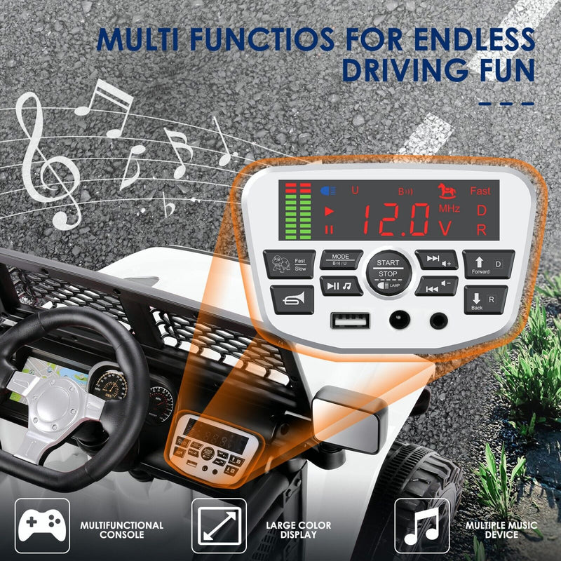 Load image into Gallery viewer, 12V Electric Kids Ride On Car with Remote Control and MP3 Player - Perfect Gift for Little Drivers!
