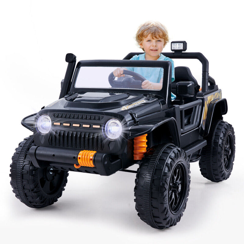 Load image into Gallery viewer, Electric Ride-On Car for Kids with Remote Control, Music, and Lights - 2 Seats, 4 Wheels
