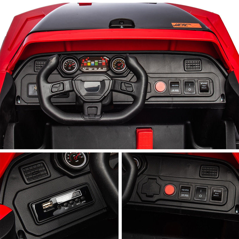 Load image into Gallery viewer, 2-Seater Electric Ride-On Car for Kids with USB, Bluetooth, and MP3 Capabilities - 24V Power Wheels
