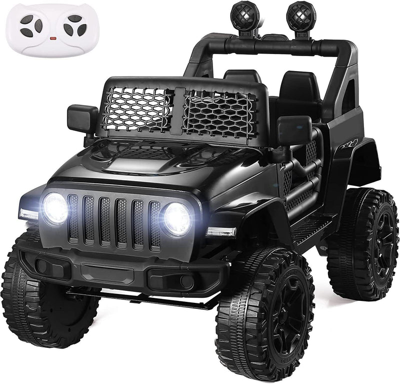 Load image into Gallery viewer, Remote Controlled 12V Ride-On Truck for Kids with Bluetooth Music Capability
