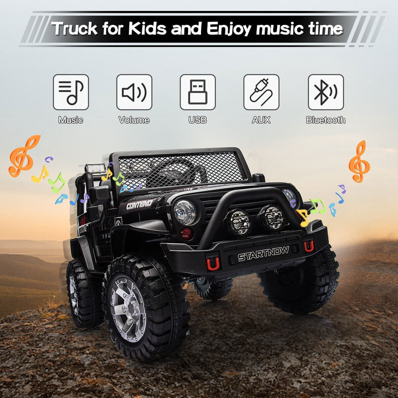 Load image into Gallery viewer, 2-Seater Electric Ride-On Jeep for Kids with Remote Control - 12V Toy Truck
