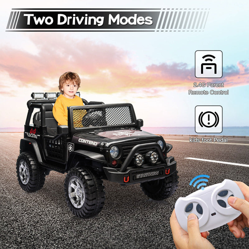 Load image into Gallery viewer, 2-Seater Electric Ride-On Jeep for Kids with Remote Control - 12V Toy Truck
