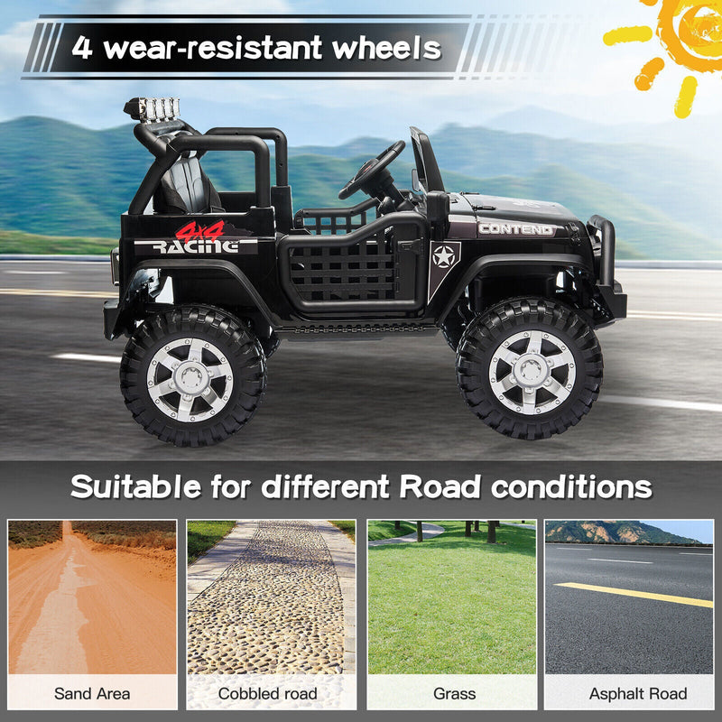 Load image into Gallery viewer, 2-Seater Electric Ride-On Jeep for Kids with Remote Control - 12V Toy Truck
