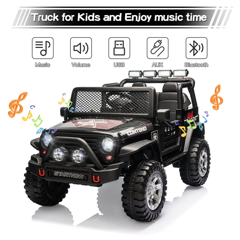 Load image into Gallery viewer, 2-Seater Electric Ride-On Jeep for Kids with Remote Control - 12V Toy Truck
