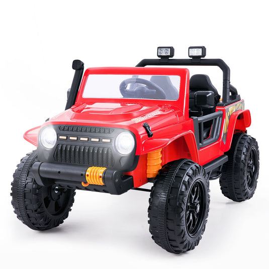 Rev Up the Fun with the KLOKICK 12V Ride On Truck: MP3, LED Lights, and Parent-Child Bonding in Black