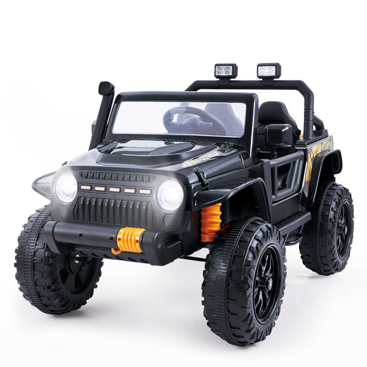 Electric Ride-On SUV Truck for Kids with Music, LED Lights, and Parent Seat - 12V