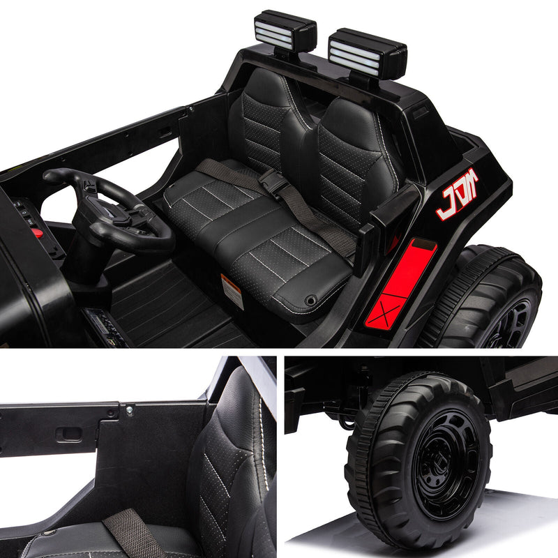 Load image into Gallery viewer, 2-Seater Electric Ride-On Toy Truck with MP3 and Remote Control for Kids (24V)
