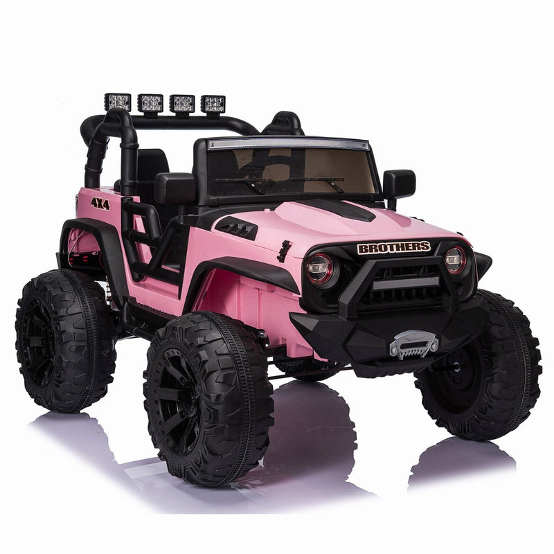 Load image into Gallery viewer, 400W Electric Kids Ride On Jeep Truck with Remote Control - Perfect Xmas Gift for Outdoor Fun
