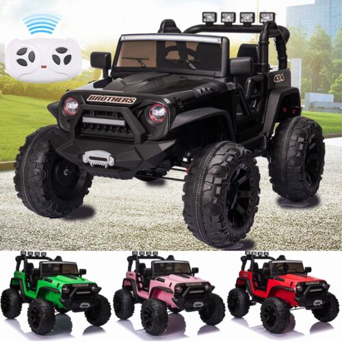 2-Seater Electric Ride-On Truck for Kids with Parental Remote Control - 24V 9AH