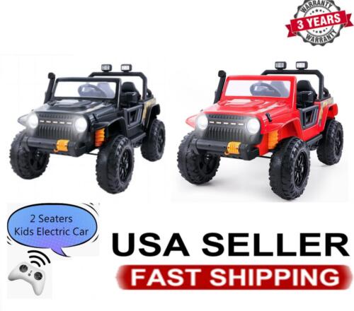 Load image into Gallery viewer, 2-Seater Electric Ride-On Truck for Kids with Remote Control and Parental Seat - FM Radio Included
