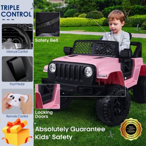 Load image into Gallery viewer, Electric 12V Ride-On Truck for Kids with Remote Control and Battery Power
