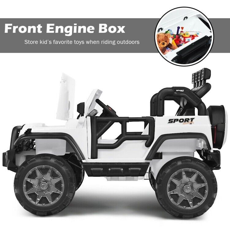 Load image into Gallery viewer, 2-Seater Electric Toy Truck Jeep for Kids with Remote Control - 12V Ride On Car
