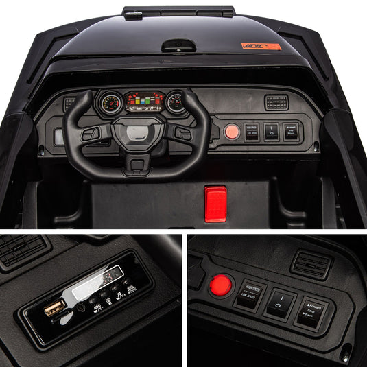 2-Seater Electric Truck for Kids with Music and LED Lights - 24V Ride-On Car