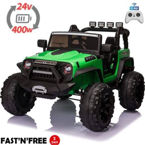 Load image into Gallery viewer, 2-Seater Electric Truck Toy for Kids with Remote Control - 400W 24V 9AH
