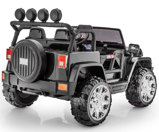 2 Seater 24 Volt 4x4 Electric Ride On Jeep Style Rubber Tires Fully Loaded Truck ATV UTV For Kids W/Magic Cars® Wireless Parental Control