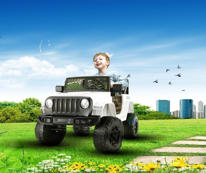 Load image into Gallery viewer, 12V Electric Kids Ride On Truck with 3 Speeds, LED Lights, and MP3 Player
