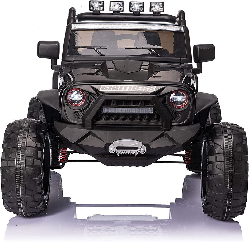 Load image into Gallery viewer, Electric 24V Jeep Ride-On Car for Kids with Remote Control, LED Lights, MP3, and USB
