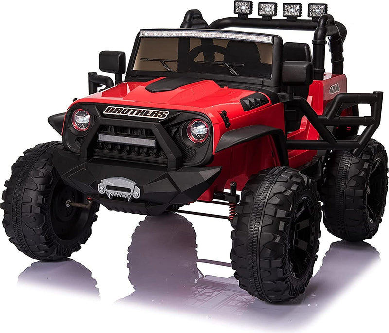 Load image into Gallery viewer, 2-Seater Kids Ride On Truck with Remote Control and Powerful 200W Motors - Fun Toy Car for Children
