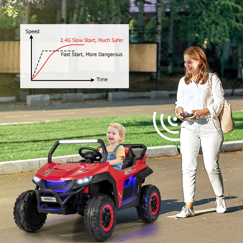 Load image into Gallery viewer, 2-Seater Kids Ride On UTV with Suspension, Lights &amp; Music - 12V RC Electric Vehicle
