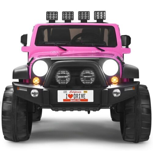 Load image into Gallery viewer, 2-Seater Remote Control Ride-On Truck with Storage for Kids - 12V
