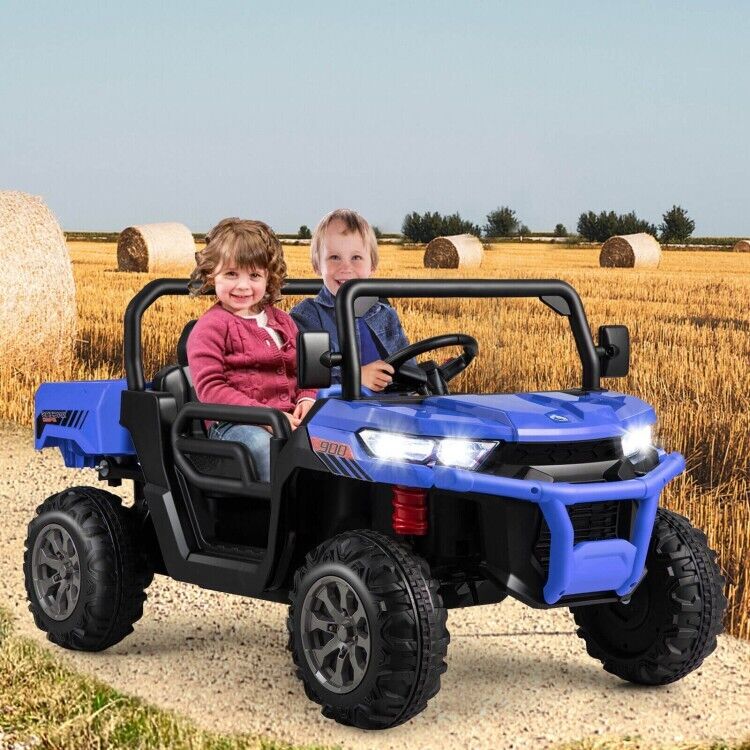 Load image into Gallery viewer, 2-Seater Ride-On Kids Truck Car with Remote Control - Perfect Gift for Children
