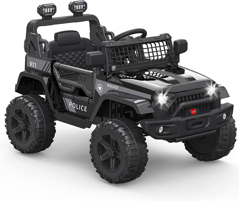 Load image into Gallery viewer, 2-Speed Bluetooth Electric Kids Ride-On Truck with LED Lights and Remote Control - 12V US Version

