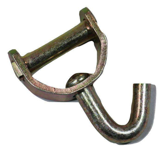 2 Inch Swivel J Hook for Auto Hauling Ratchet Strap Assemblies | 2SJX1