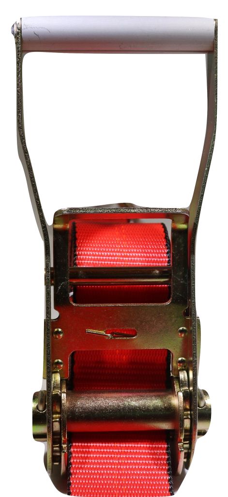 Load image into Gallery viewer, 2&quot; x 11 Ft 3-Point Ratchet Strap w/Wire Hooks For Auto Hauling | RED
