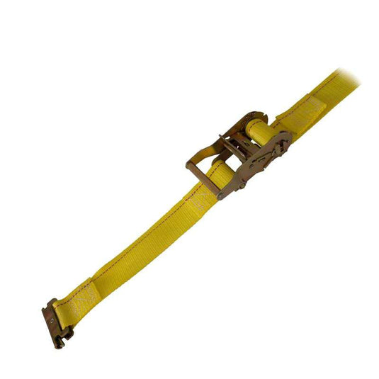 12, 16 or 20 Ft Interior Van Ratchet Strap with 1/pc Spring "E" Fittings