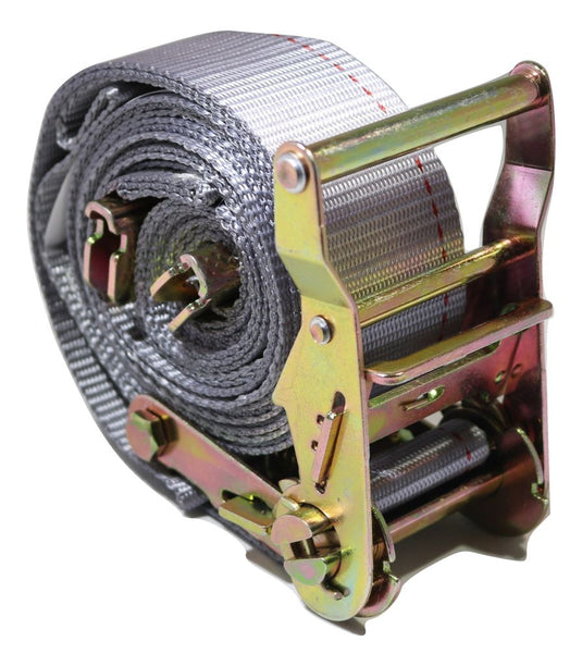 12, 16 or 20 Ft Interior Van Ratchet Strap with 1/pc Spring "E" Fittings
