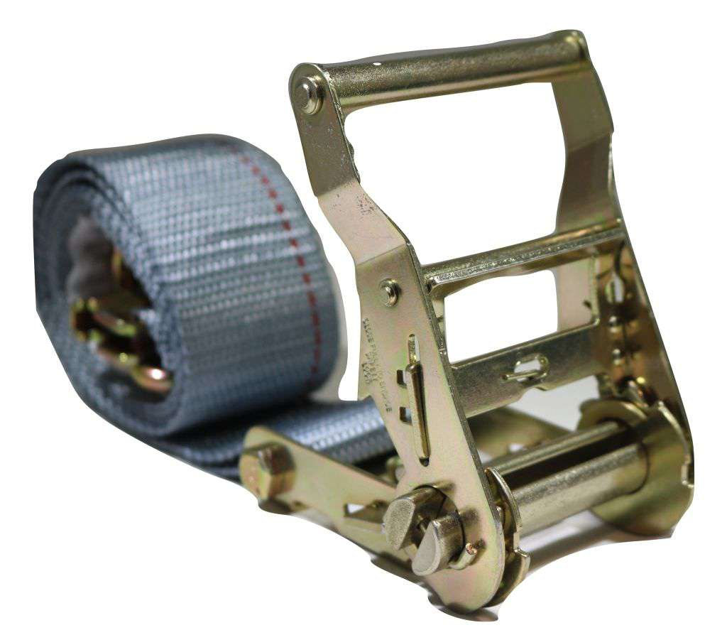 2" x 16 Ft Van Ratchet Strap Logistic E-Track w/ Spring E Fittings & J Hooks | R16EW