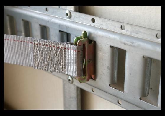 Load image into Gallery viewer, 2 in x 20 Ft Van Ratchet Strap Logistic E-Track w/ Spring E 8 PACK | R20E
