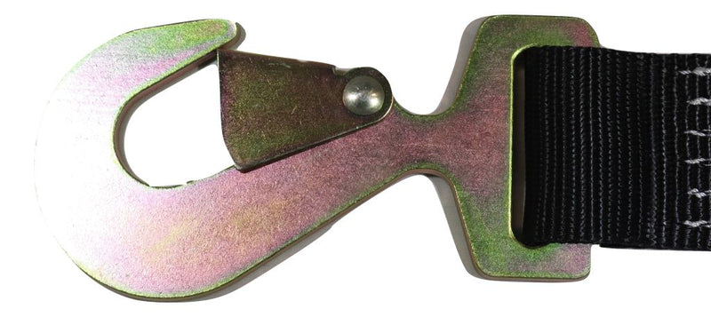 Load image into Gallery viewer, 2&quot; x 8 Ft Axle Wrap Auto Tie Down Ratchet Strap w/ Snap Hooks| BLACK
