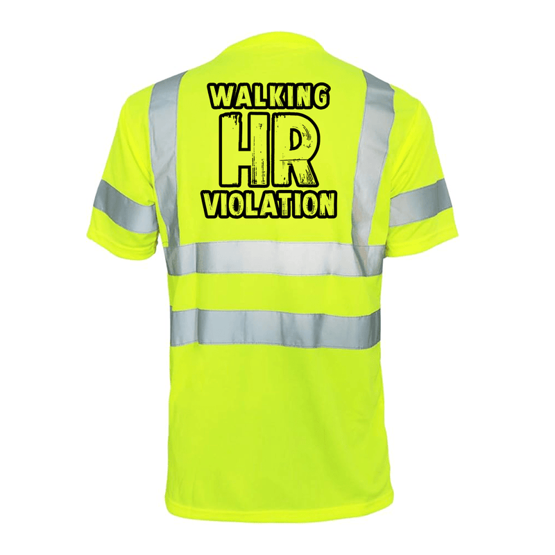 Load image into Gallery viewer, HR Violation - Reflective Safety T-Shirt
