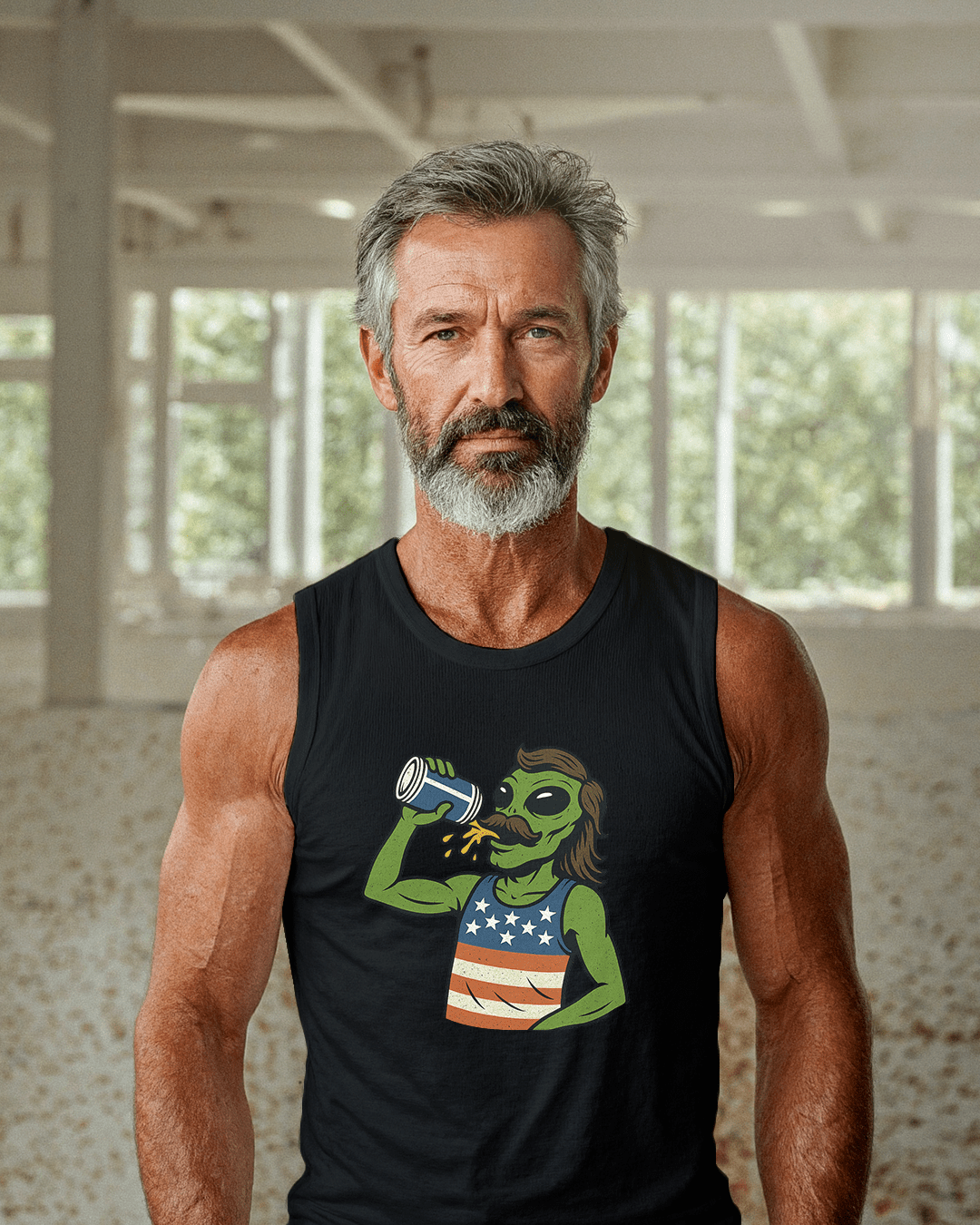 Drunk Alien - Full Color Summer Tank Top