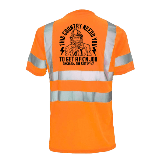 Your Country Needs You - Reflective Safety T-Shirt