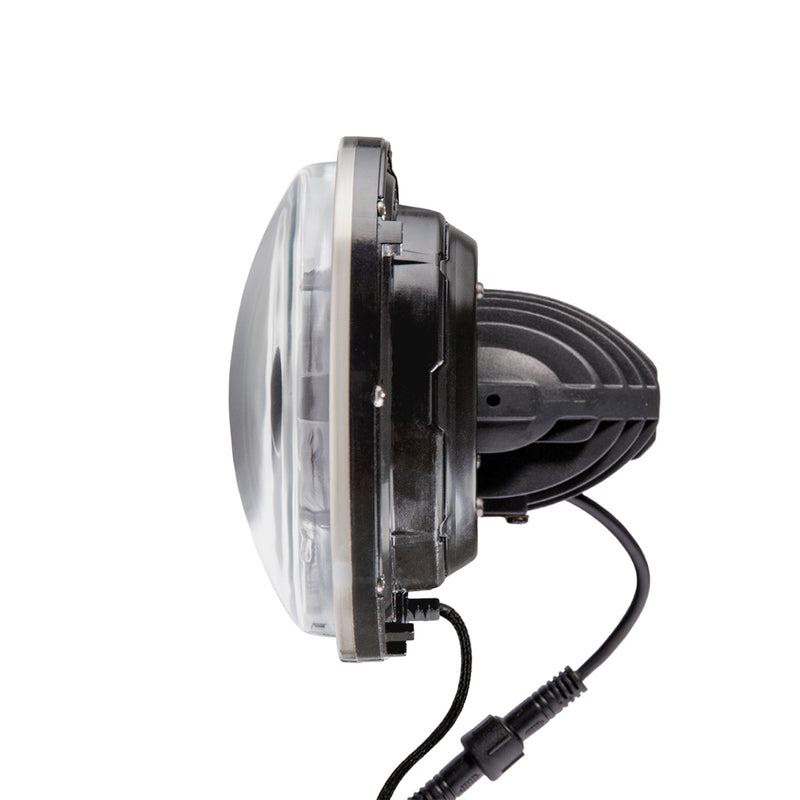 Load image into Gallery viewer, High/Low Beam Black 30W LED 575 with HDR Switchback Halo
