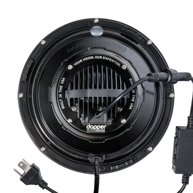 Load image into Gallery viewer, Black LED Seven with HDR Switchback Halo
