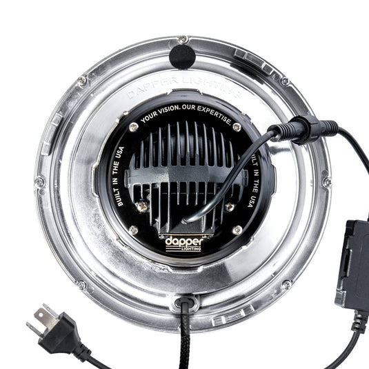 Chrome LED Seven with HDR Switchback Halo with Original Glass