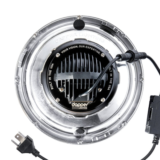 Chrome LED Seven with Original Glass