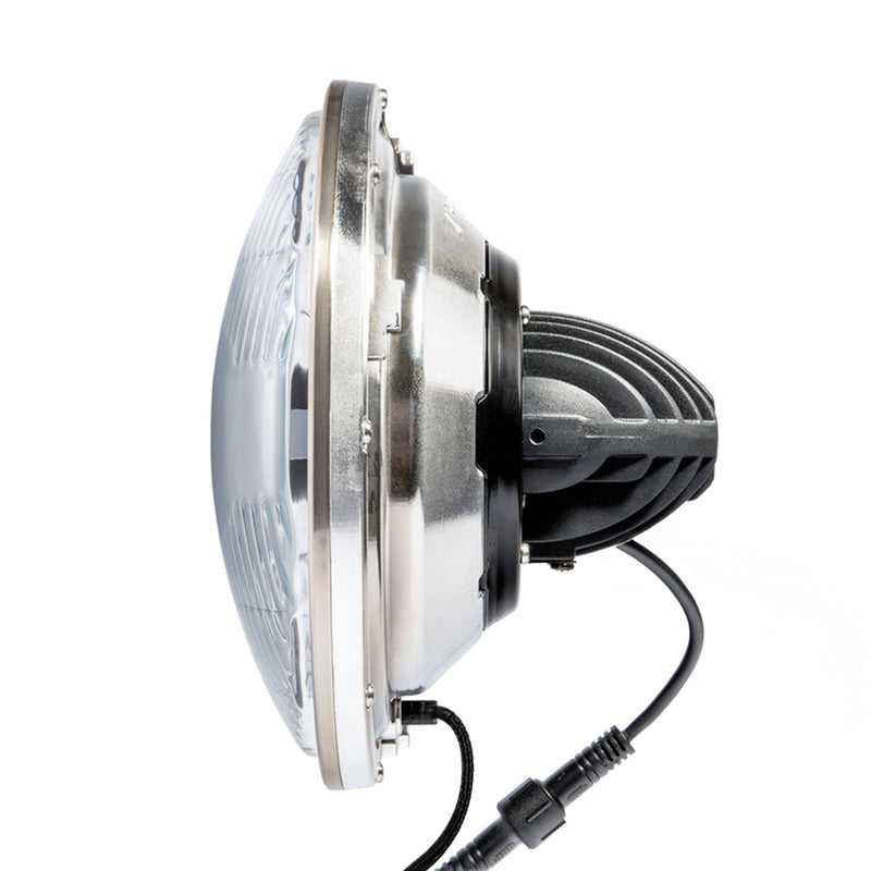 Load image into Gallery viewer, Chrome LED Seven with HDR Switchback Halo with Original Glass
