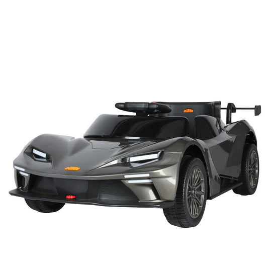 2.4G RC Electric Ride-On Car with MP3 Player and LED Lights - 3 Speeds for Kids