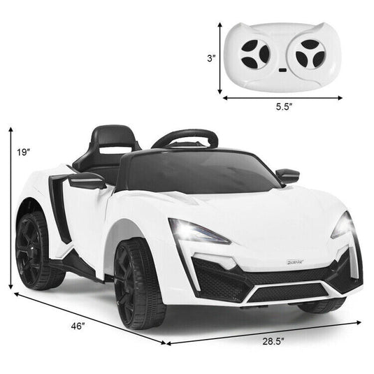 2.4G RC Electric Vehicle with Lights - 12V Power for Endless Fun!
