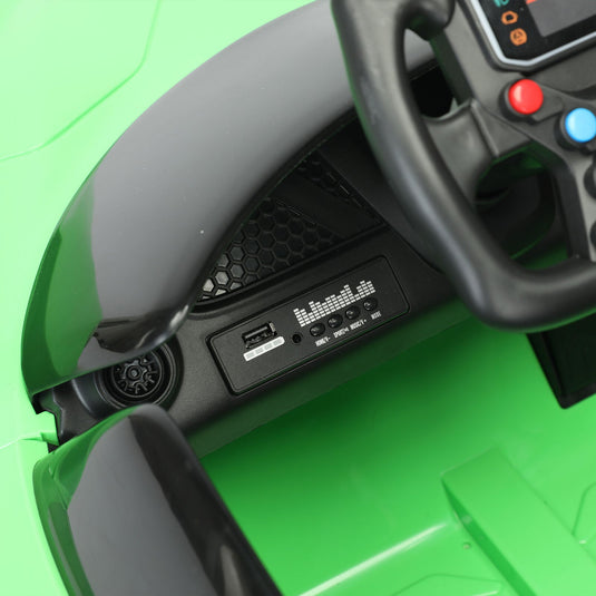 2.4G Remote Control Electric Car for Kids with Parental Control - 12V 7A Ride-On Toy