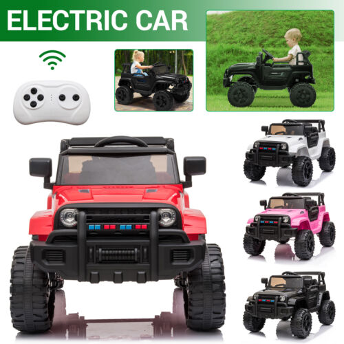 Load image into Gallery viewer, 2.4G Remote Control Electric Dual Drive Kids Ride-On Truck Jeep Toy
