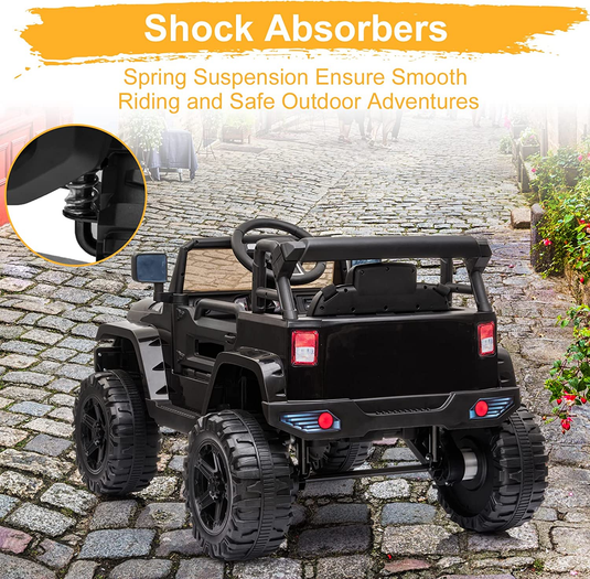 2.4G Remote Control Electric Ride-On Truck for Kids with 12V Battery