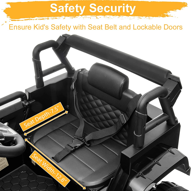 Load image into Gallery viewer, 2.4G Remote Control Electric Ride-On Truck for Kids with 12V Battery
