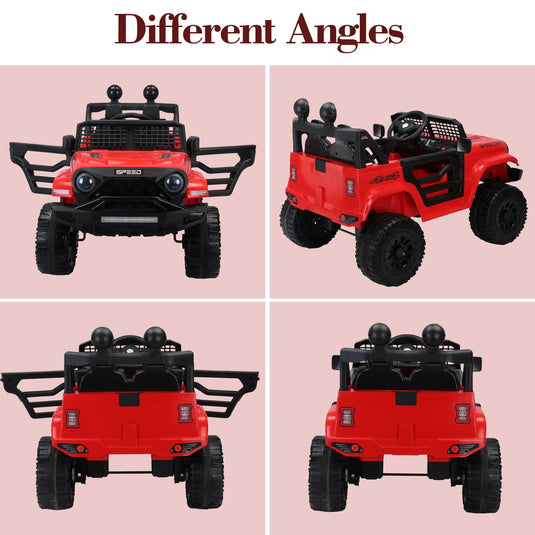 2.4G Remote Control Electric Ride-On Truck for Kids with Parental Control - 12V7A